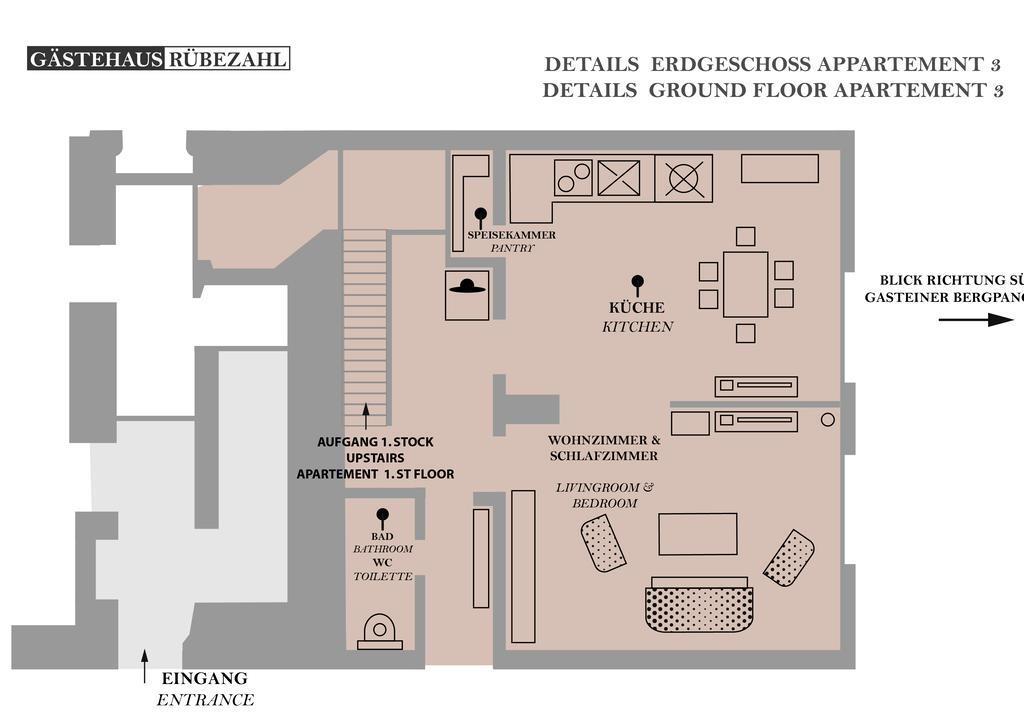 Gaestehaus Ruebezahl Bad Hofgastein Phòng bức ảnh